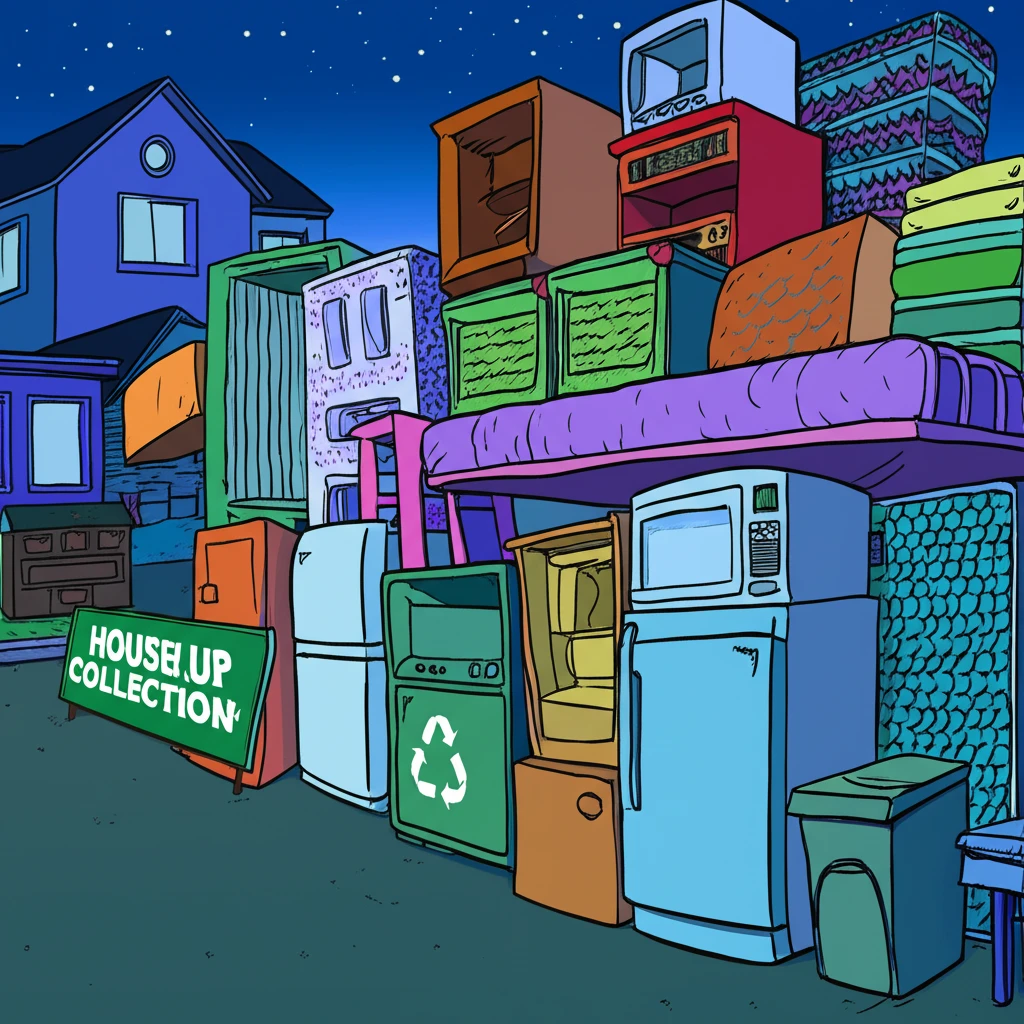 동작동 생활 쓰레기, 음식물, 재활용..