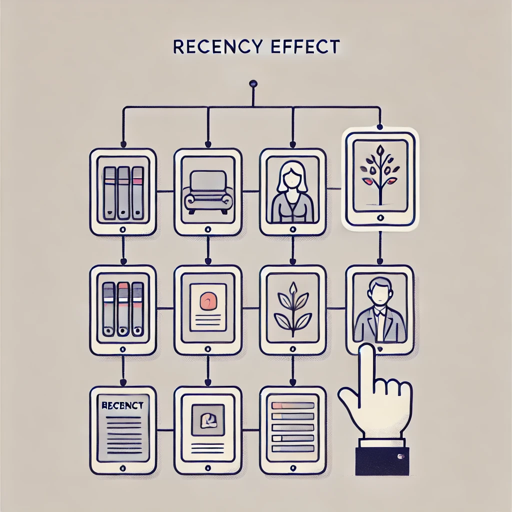 최신성 효과 (Recency Effect)와 그 예시