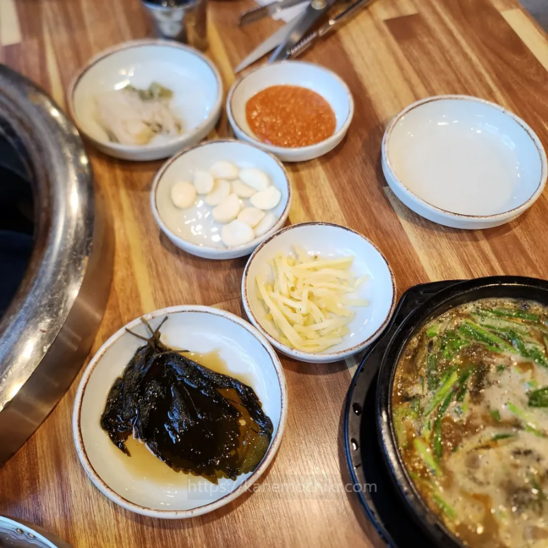 통보장어마을-기본반찬