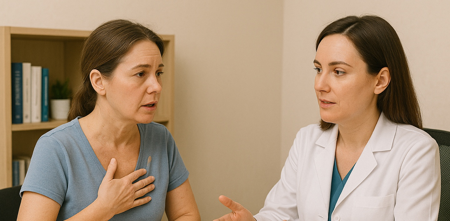 유방암 상담하는 사진