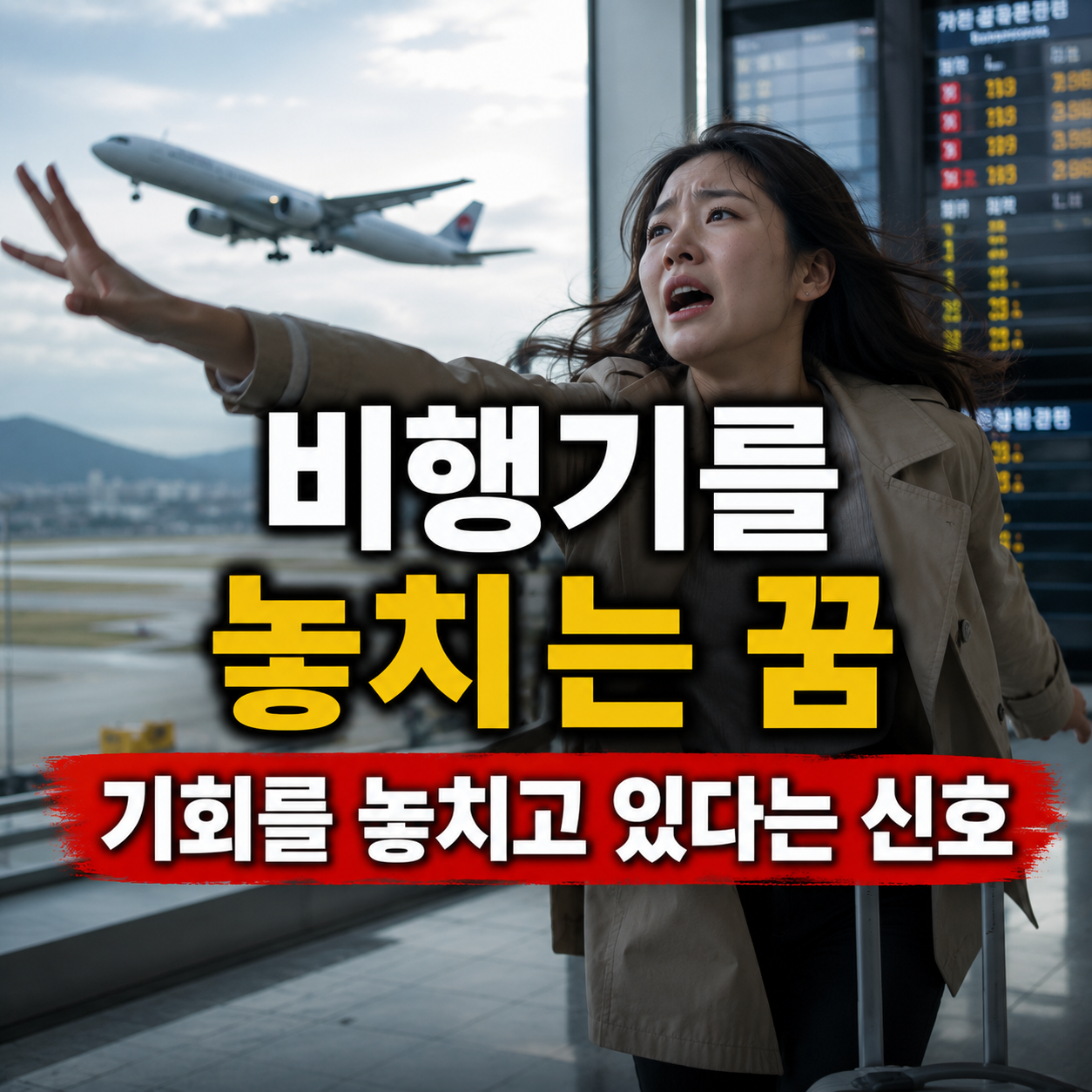 비행기를 놓치는 꿈