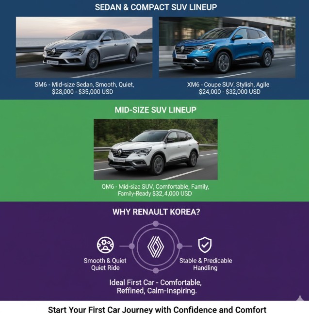 첫차로 좋은 국내 브랜드별 라인업 4편 - 르노코리아 이미지