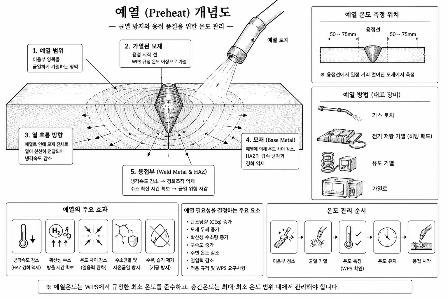 예열 개념도