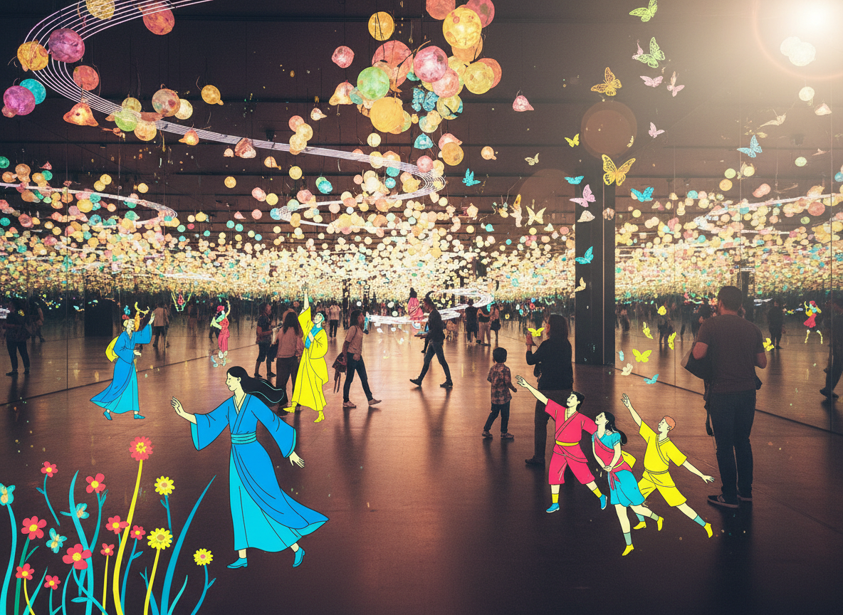 2026 도쿄 팀랩 보더리스 티켓 예약 위치 