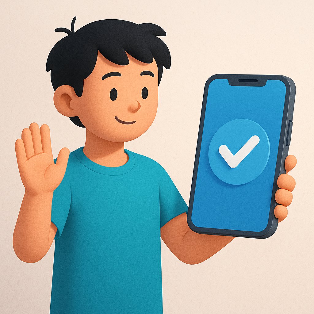 구글 패밀리링크 해제와 스마트폰 사용 관리를 주제로 한 현대적 스타일의 디지털 일러스트