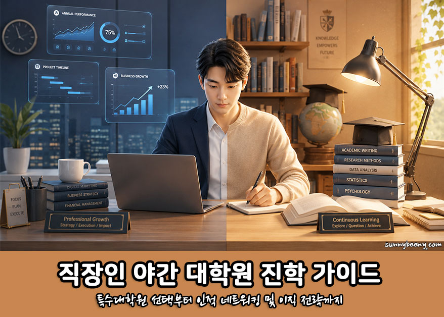 직장인 야간 대학원 진학 가이드
