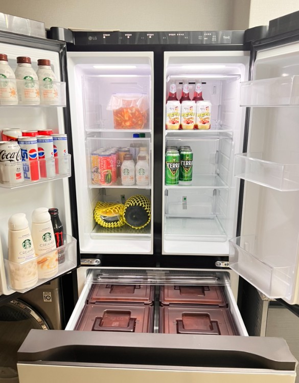 엘지 김치냉장고 스탠드형 Z407MBG141 편한 사용방식