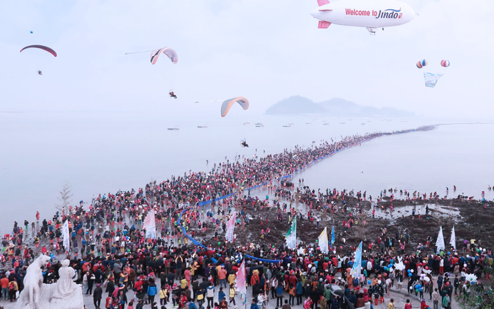 2026 진도신비의바닷길축제 기간 물때 열리는 시간 위치 정리