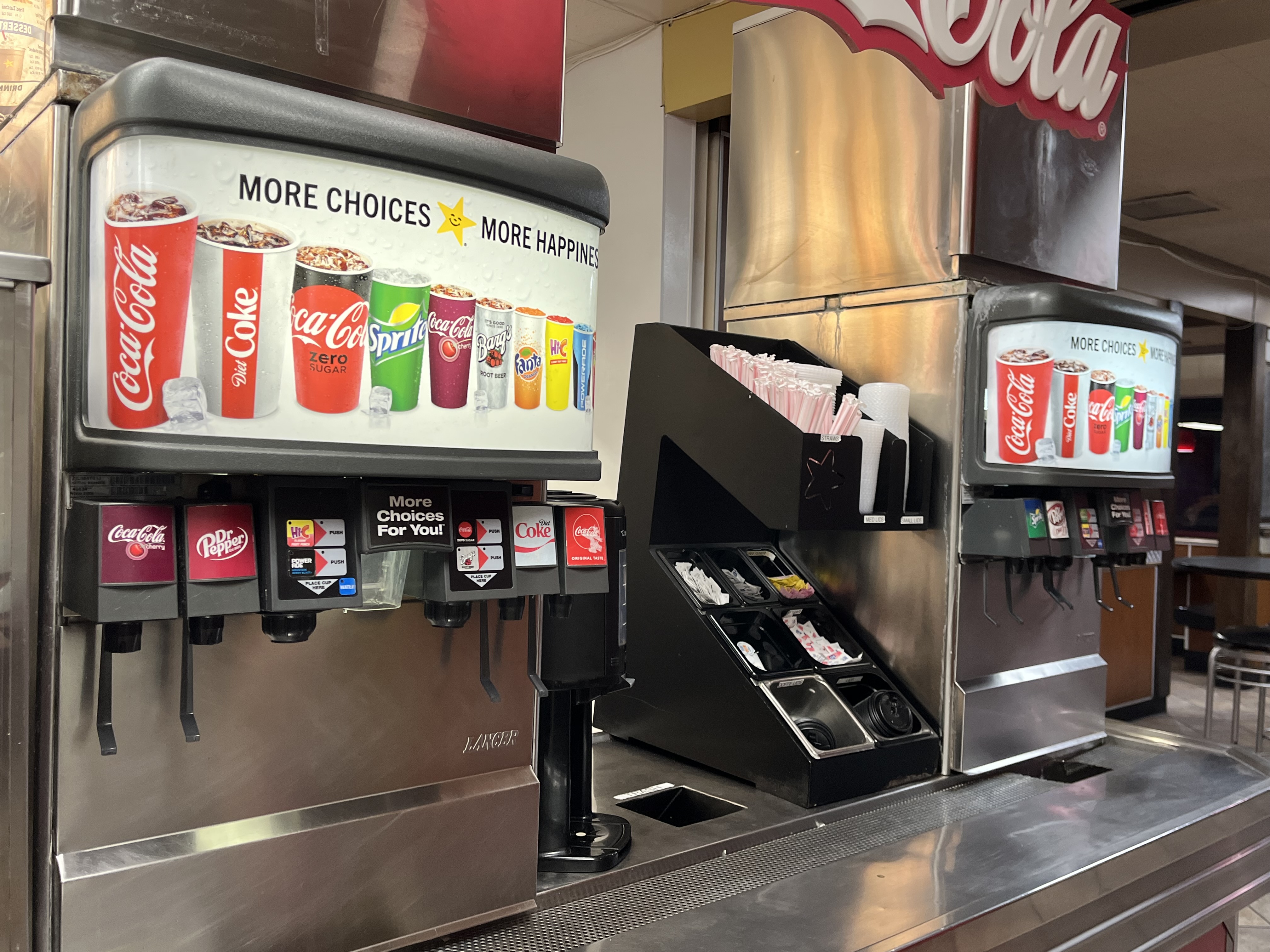 칼스주니어 버거 음료