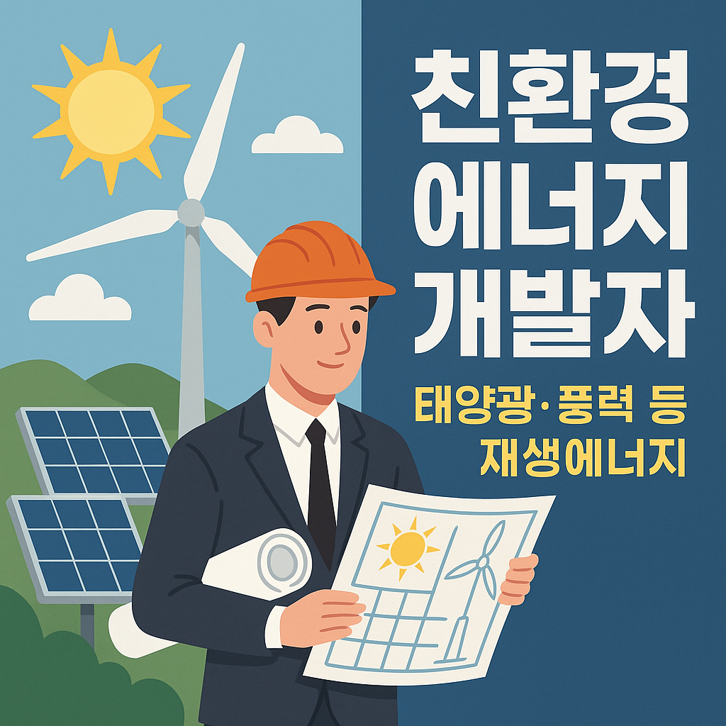 친환경 에너지 개발자, 태양광·풍력 분야의 미래를 이끄는 주역