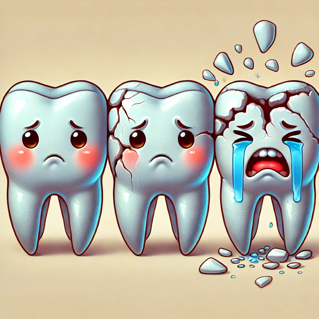 치아 파절 관련 사진