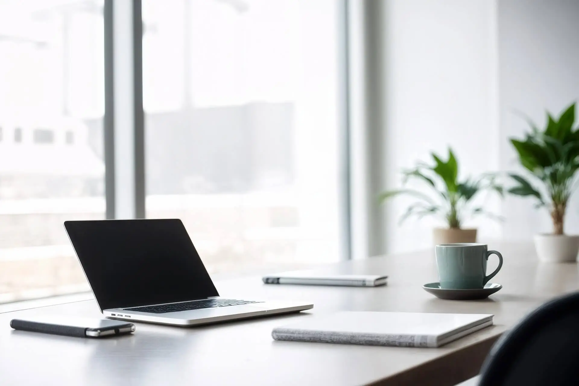 몰입을 위한 정돈된 작업 환경과 집중이 가능한 책상 모습