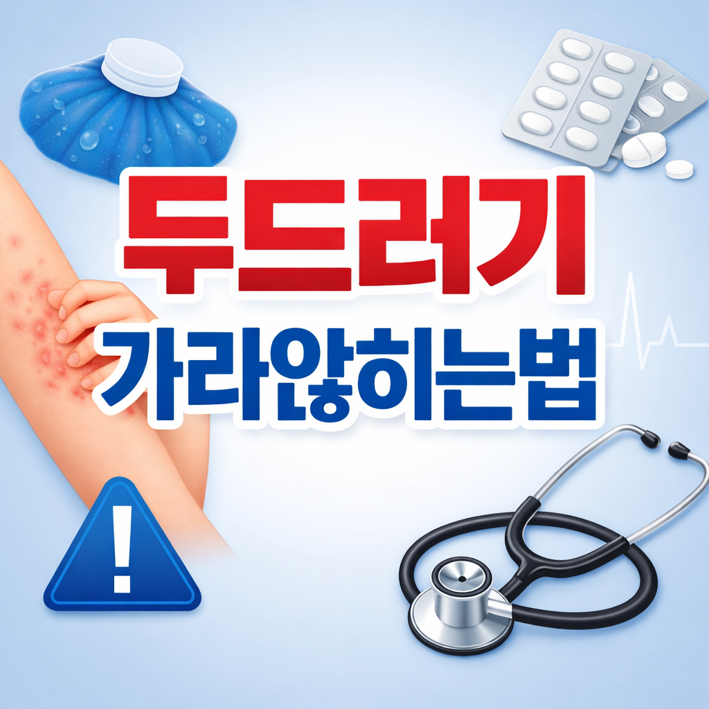 두드러기 가라앉히는법