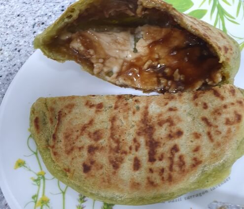 군산-중동호떡에서-파는-뽕잎-크림치즈-호떡