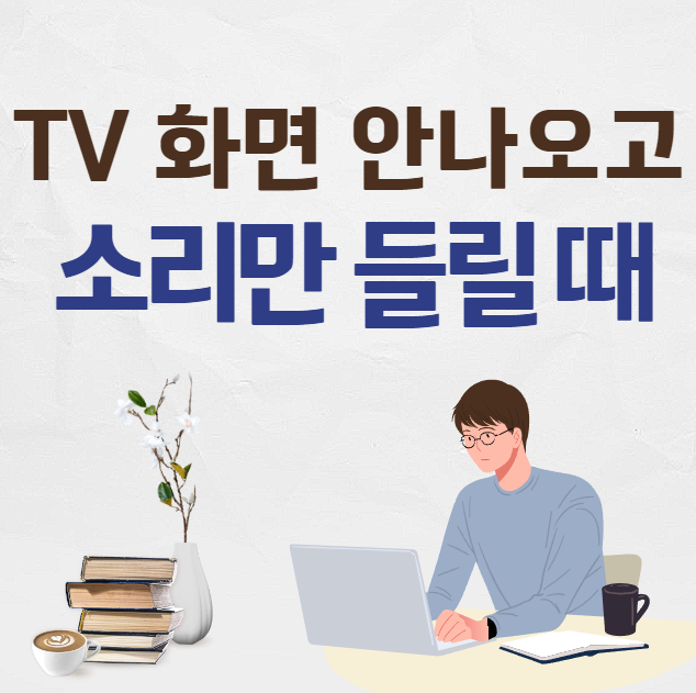 TV 화면이 안나오고 소리만