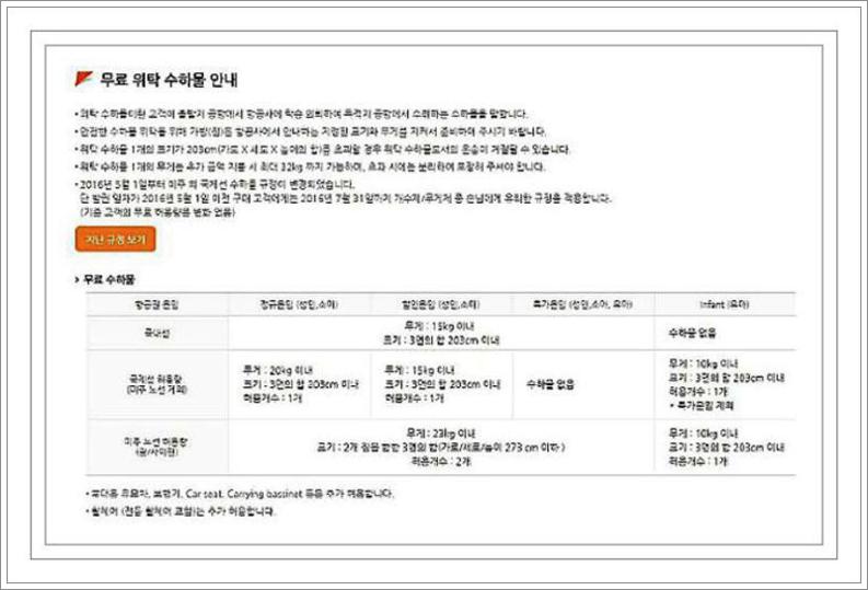 제주항공 수하물 규정