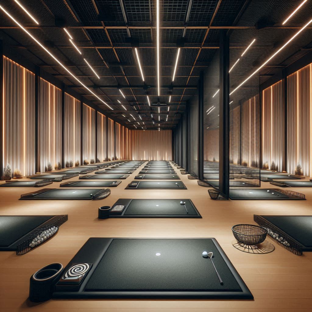 실내골프연습장 배경