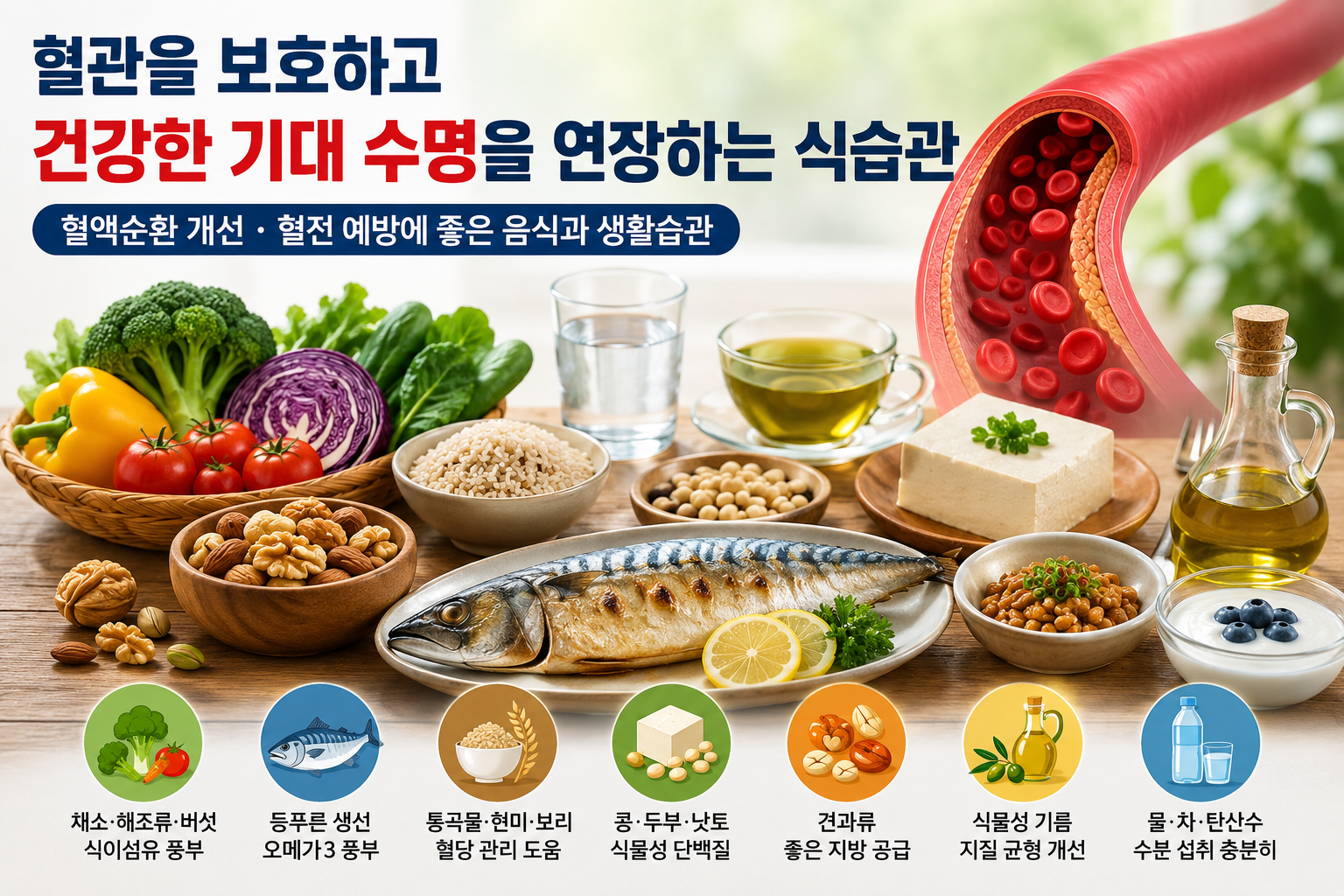 혈관을 보호하고 건강한 기대수명을 연장
