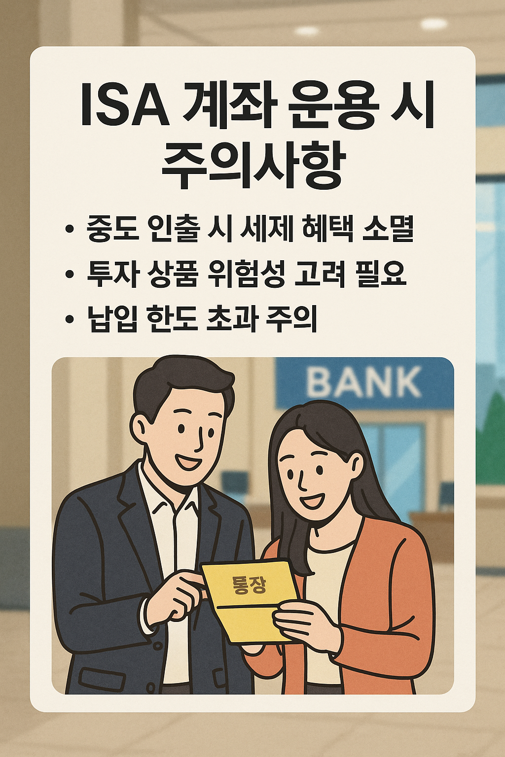 ISA 활용 꿀팁 주의사항