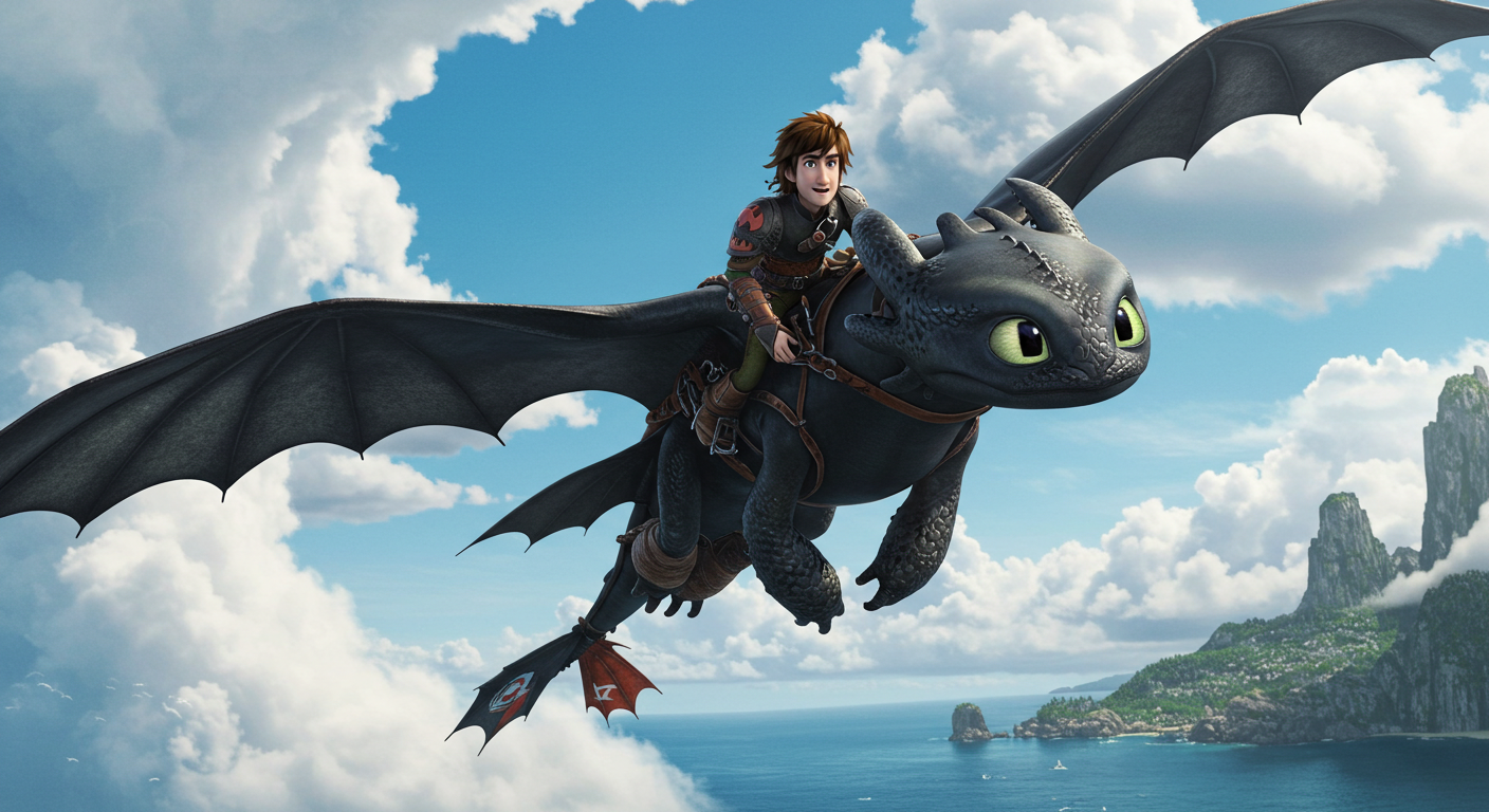 드레곤 길들이기 하늘 나는 드레곤