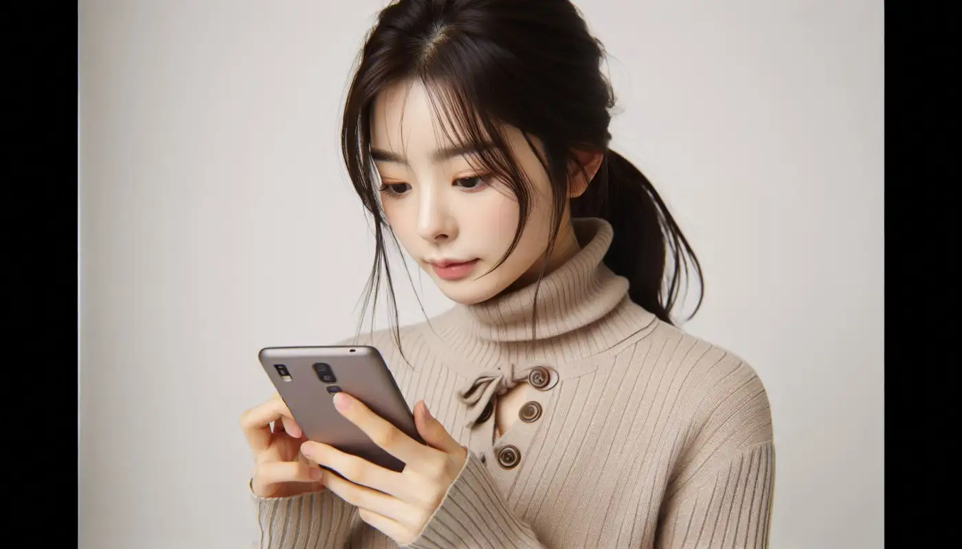 병원-신분증-패스-앱-사용법을-알아보는-여성의-모습