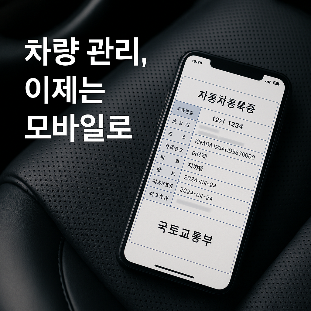 차량 관리, 이제는 모바일로