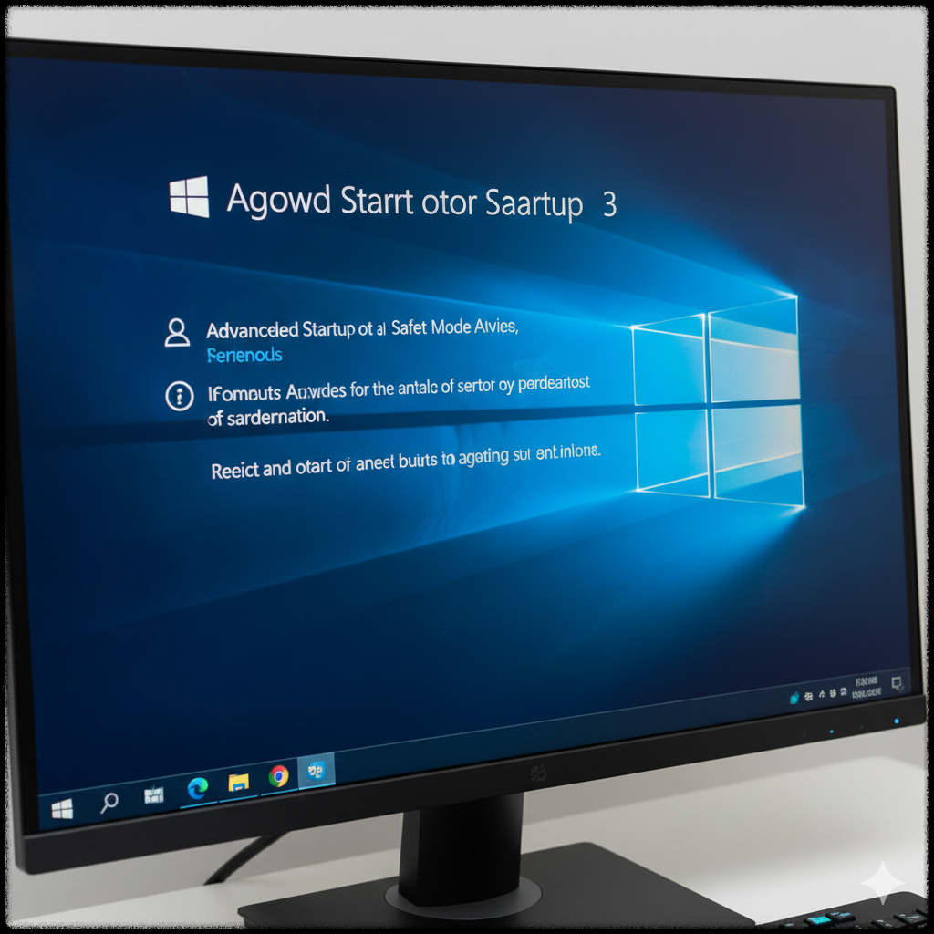 Windows 고급 시작 또는 안전 모드 선택 화면