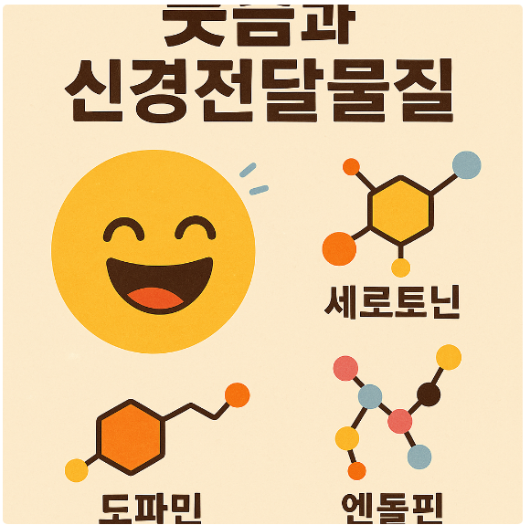 웃음과 신경전달물질 (세로토닌, 도파민, 엔돌핀)