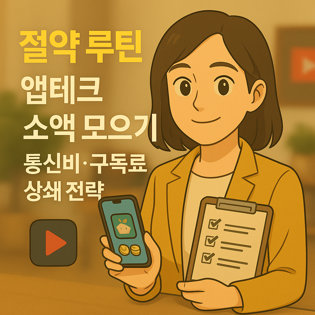 [절약 루틴] 앱테크 소액 모으기 ｜ 통신비·넷플릭스 구독료 상쇄 전략 총정리