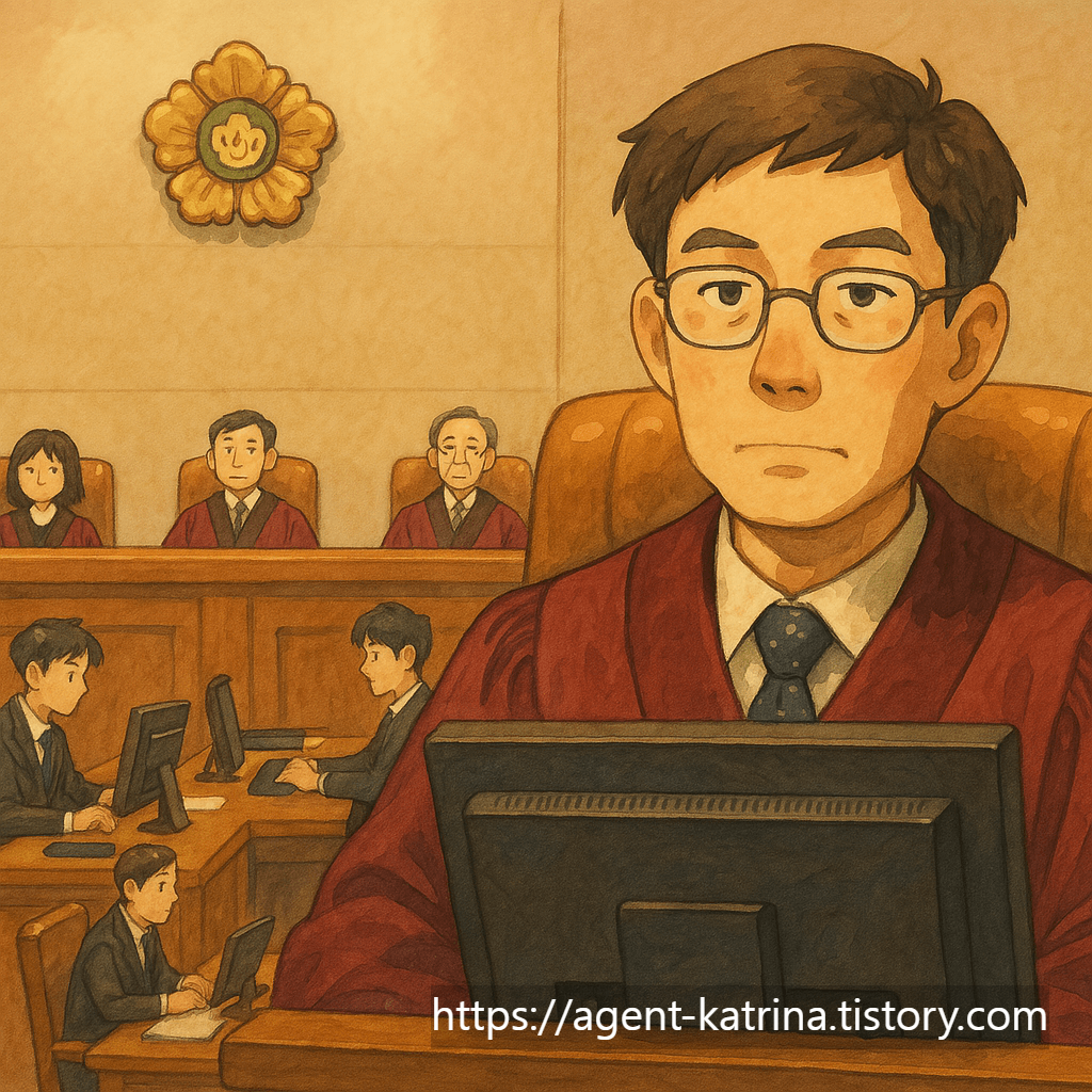 ChatGPT 지브리풍으로 그려본 문형배 헌법재판관