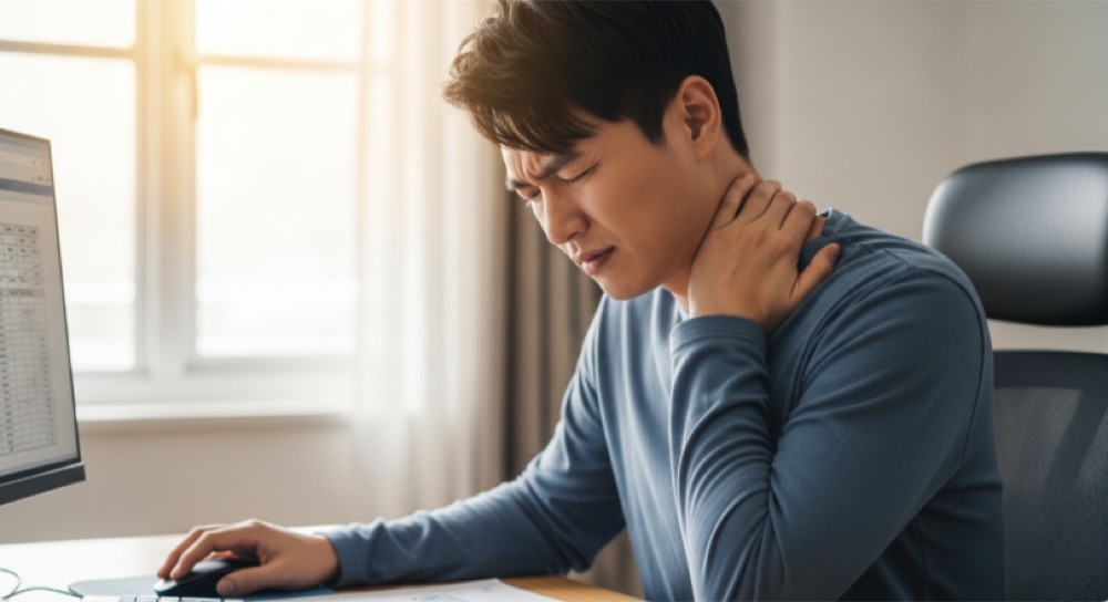 컴퓨터 후 어깨 통증