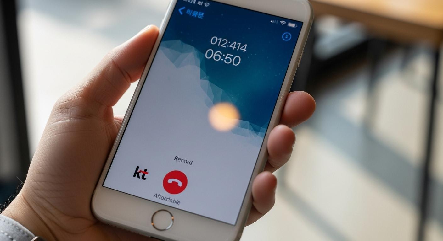 아이폰 통화녹음 kt 알뜰폰