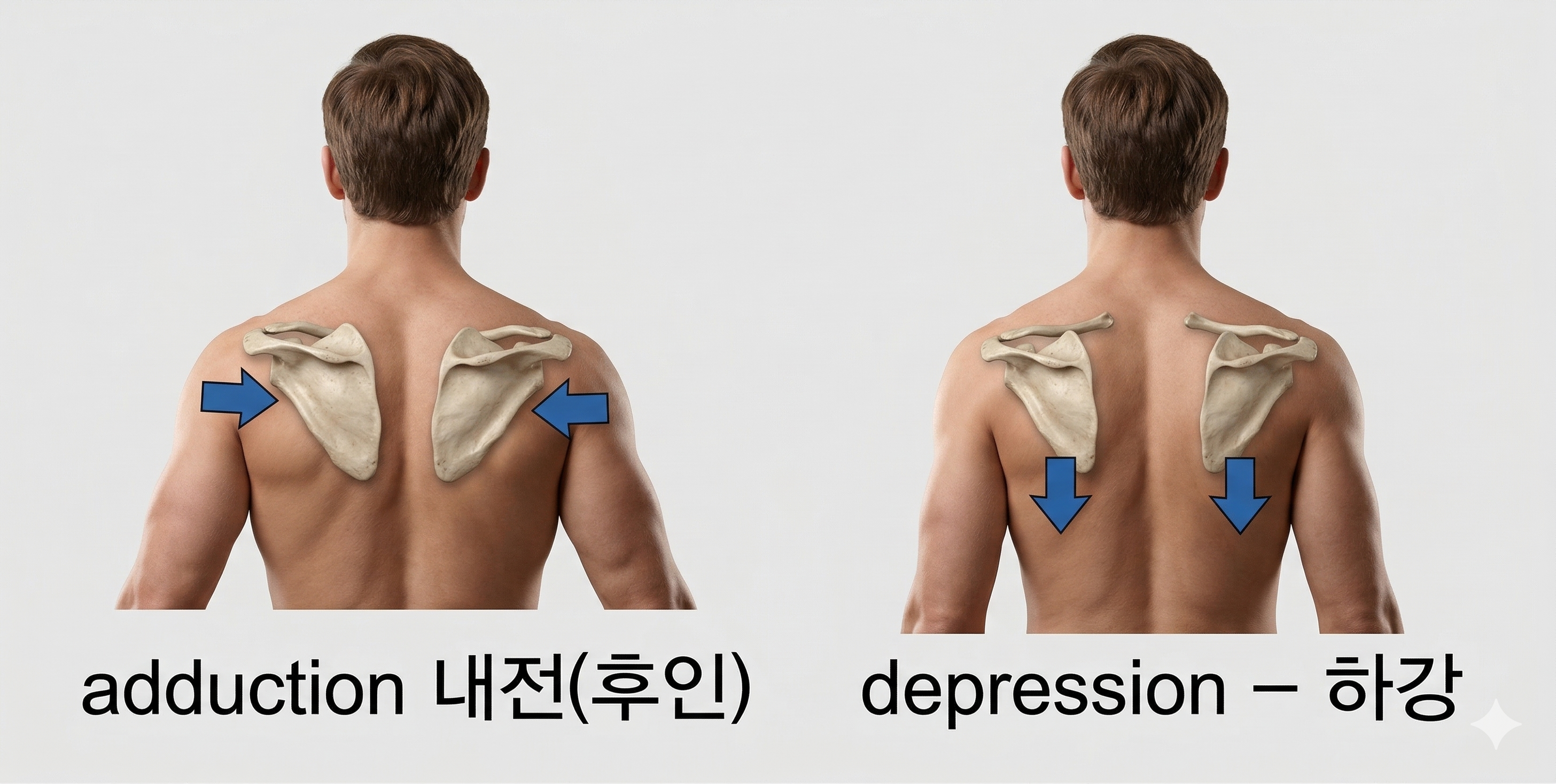 견갑골 후인 하강