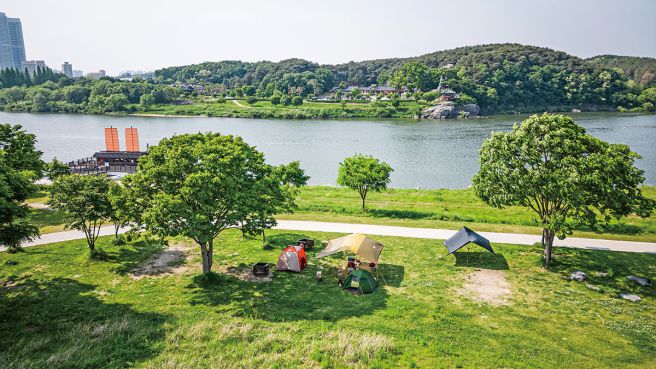 여주 근처 캠핑장에 관한 사진