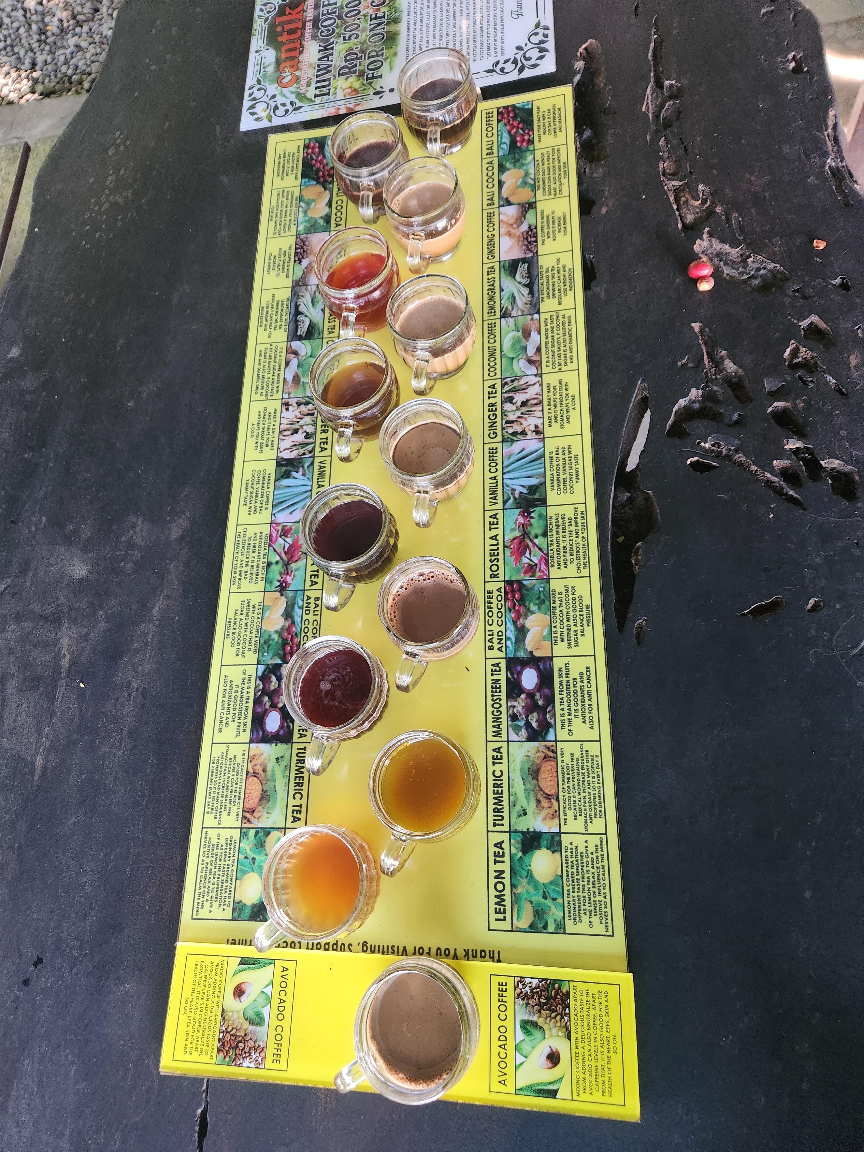 바투르 산 블랙 라바 지프투어 & 루왁 커피 농장 방문기_Cantik Agriculture 시음용 커피