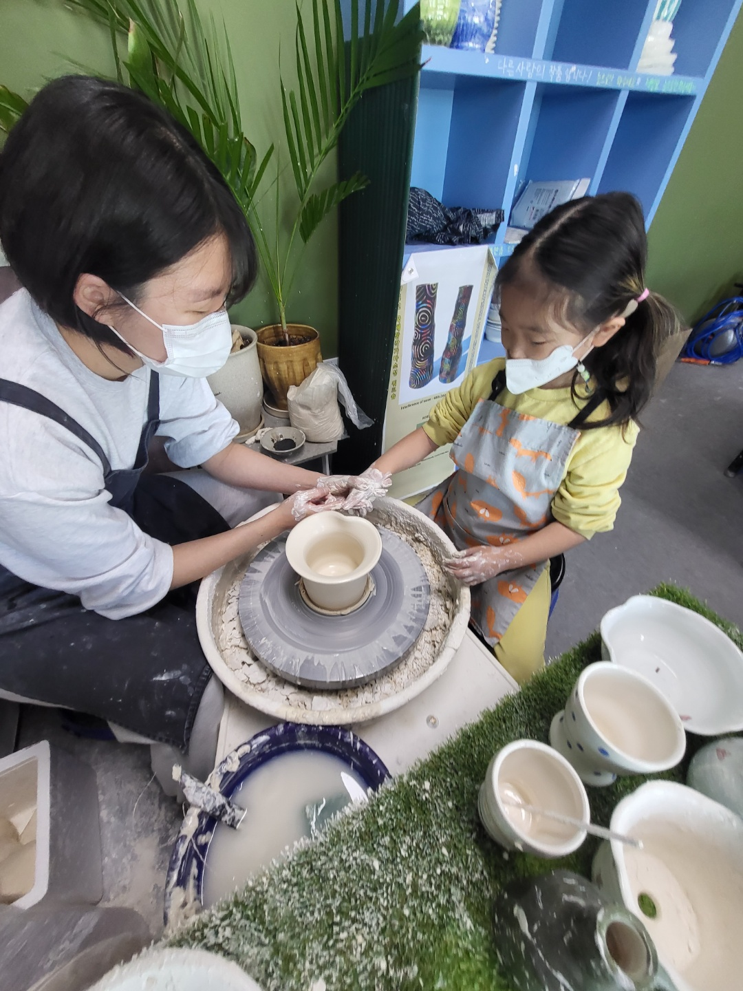 25공방(청주 도자기 공방, 물레 체험)