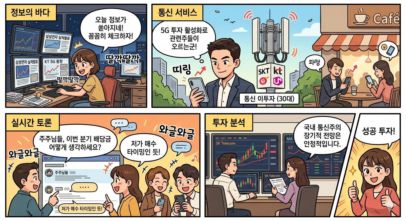 국내 주식 통신주관련 내용