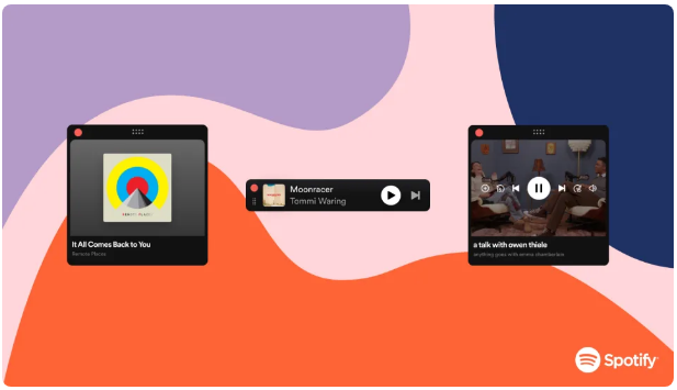 Spotify 데스크탑 사용자를 위한 새로운 미니플레이어 출시(이미지출처-engadget)