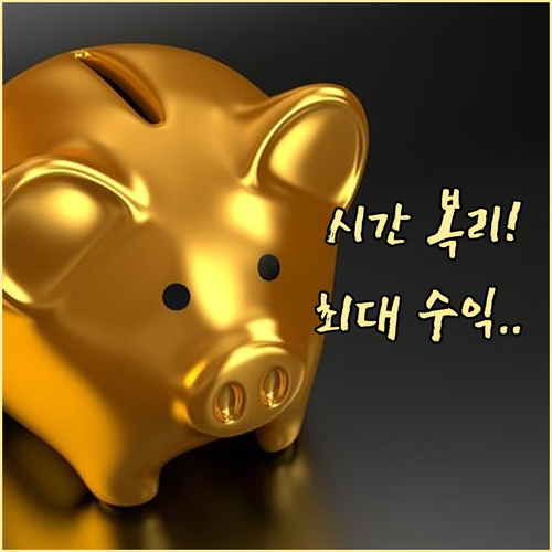 시간 복리 극대화: 시장에 머무르는 ..