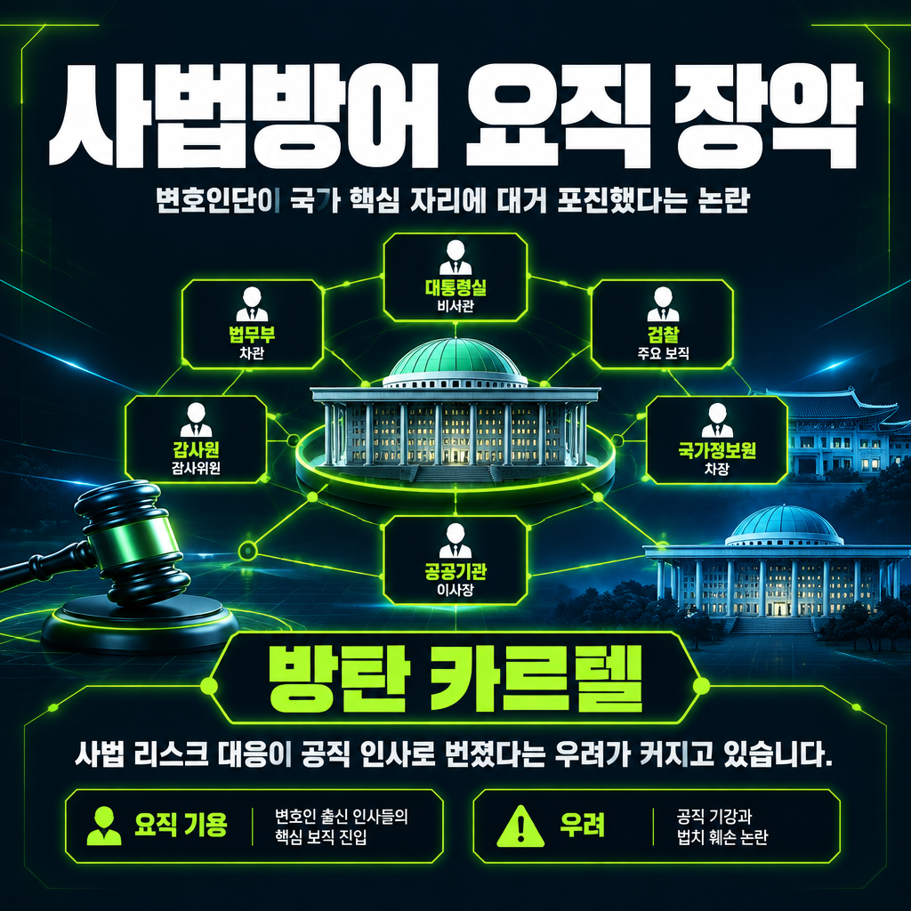 사법방어 요직 장악