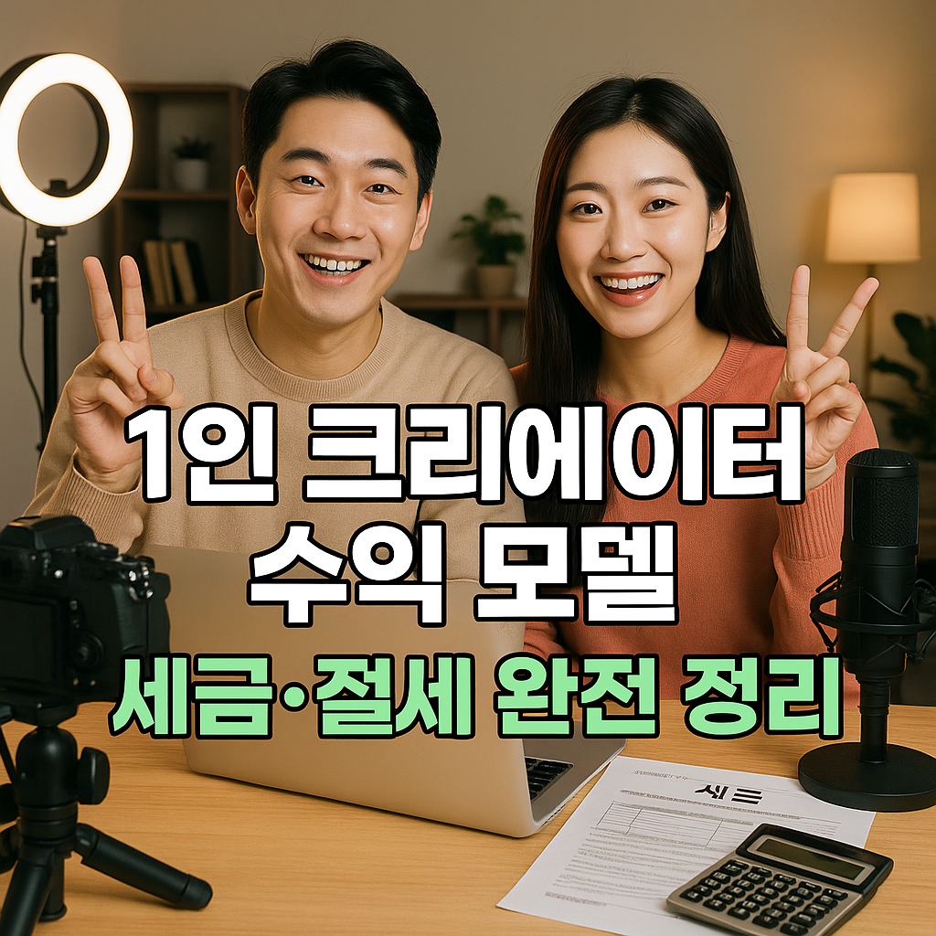 1인 크리에이터 세금 절세 가이드