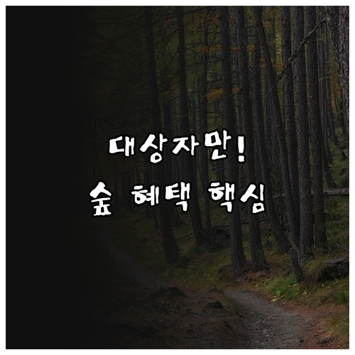 2025년 산림복지 소외자 숲 체험 ..