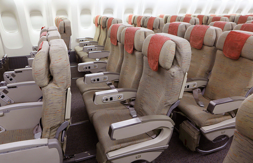 아시아나항공 보잉 B777 기본정보, 좌석배치도, 좌석 간격