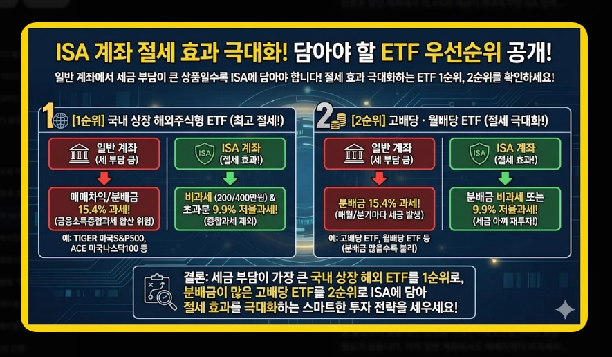 국내 ETF vs 해외 ETF 세금 비교 유형별 과세 구조 및 종합과세 피하는 법
