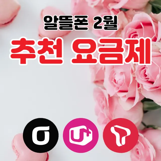 알뜰폰-2월-추천요금제