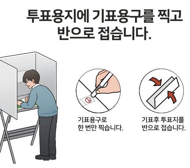 총선 사전투표일 사전투표소