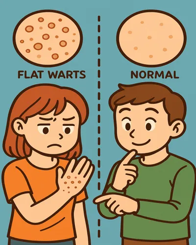 물사마귀가 생기는 이유와 편평사마귀와의 차이27