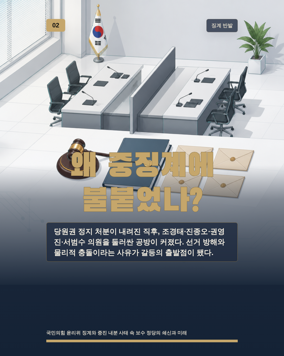 왜 중징계에 불붙었나?