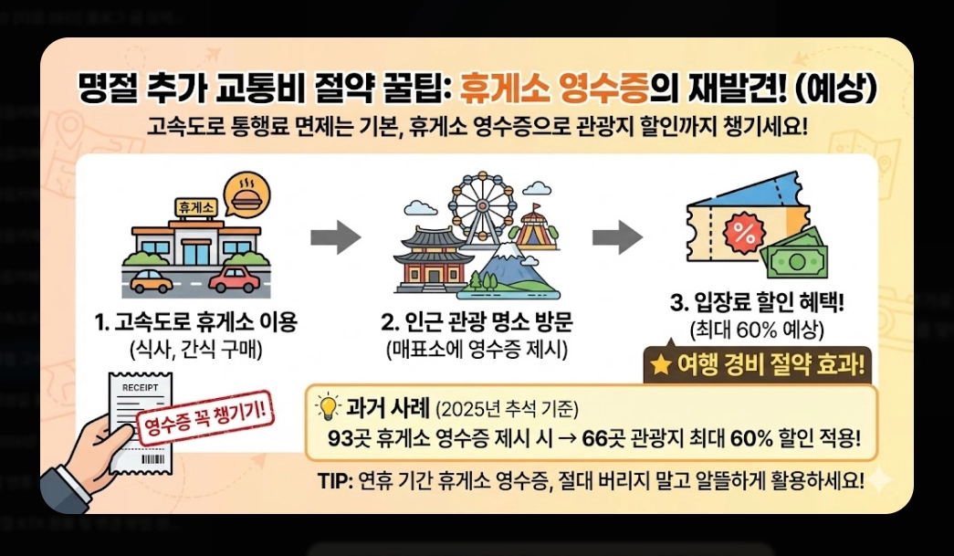2026년 명절 고속도로 통행료 할인 완벽 가이드