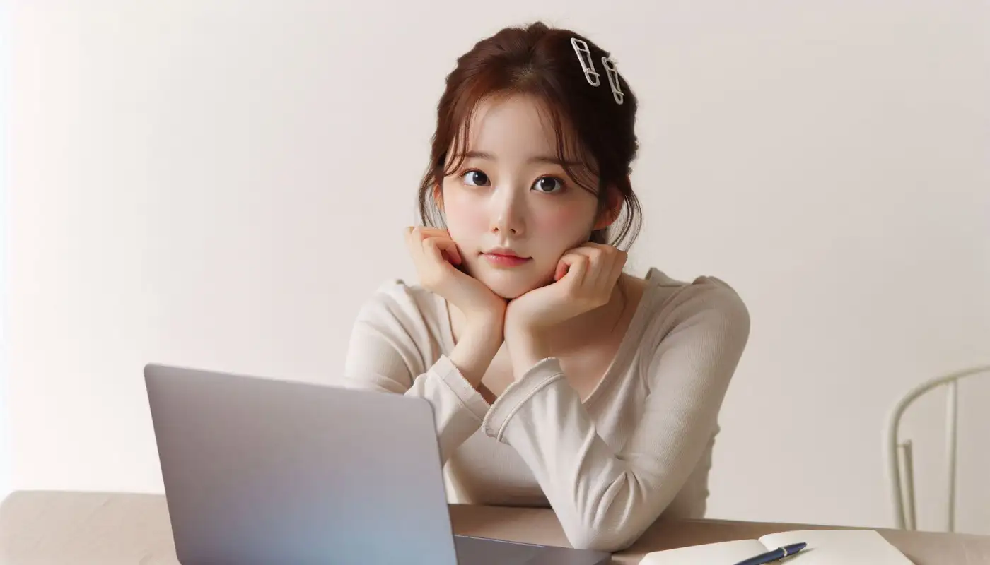 주식-캔들-보는법을-알아보는-여성의-모습